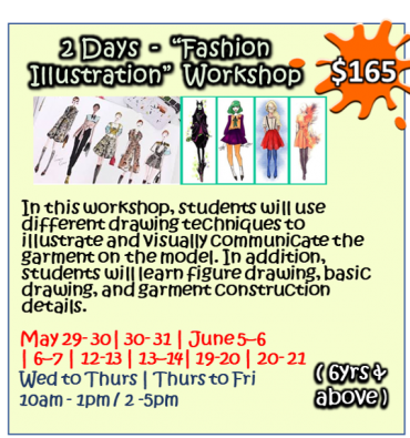 2 Days - “Fashion Illustration” Workshop